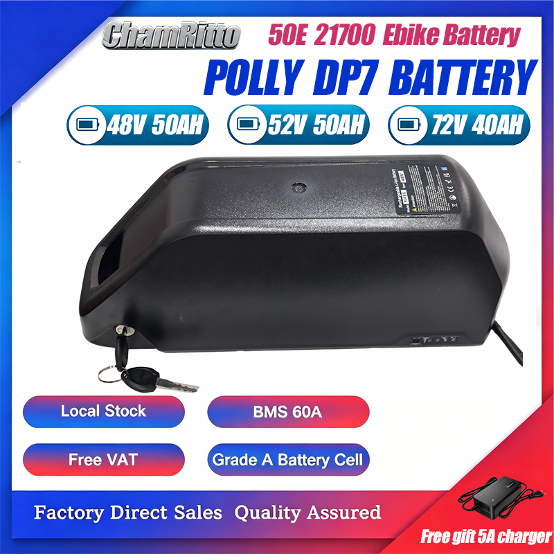 Electric Bicycle Battery 72V 30Ah - Hailong E-Bike Akku 52V 36V 48V