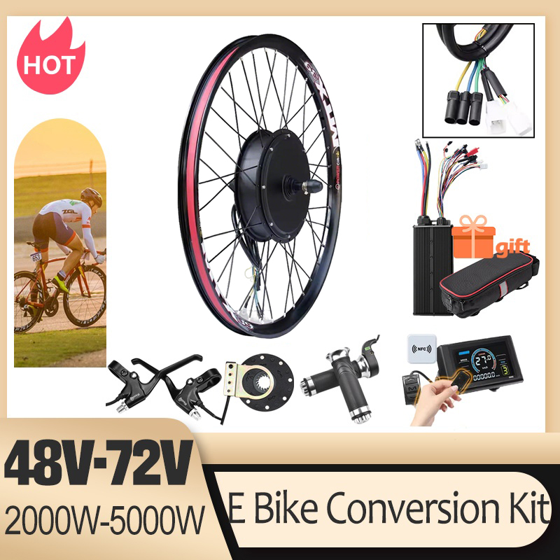 72V 5000W Hub Motor Kit - 72V 5000W E-Bike Umbausatz Bürstenloser Getriebeloser