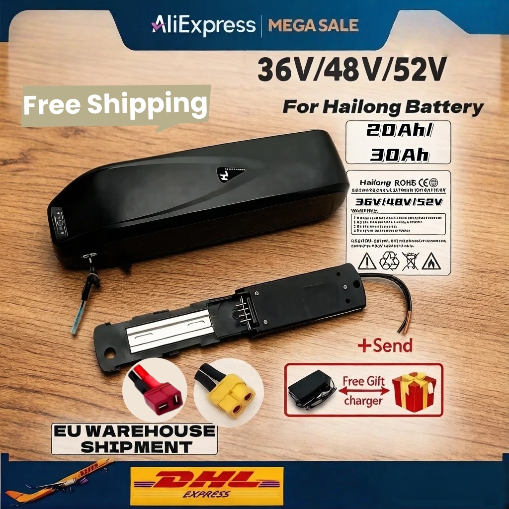 Ebike Battery 48V 20Ah Hailong - Neu für Hailong 36V 48V 52V