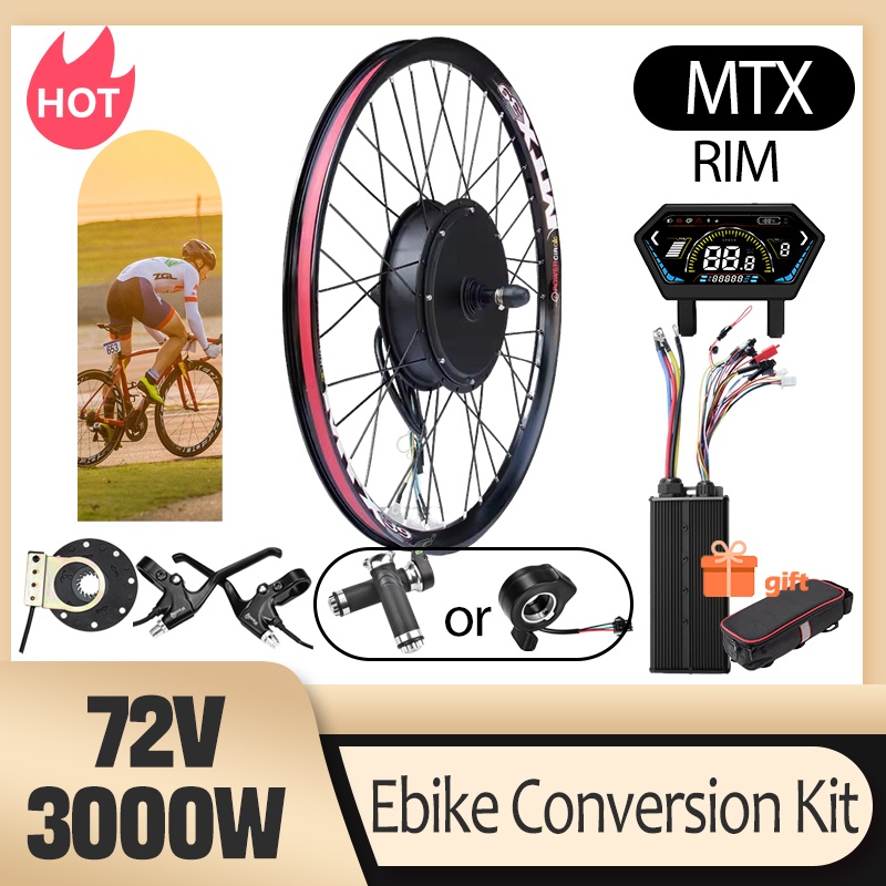 3000W MTX39 E-Bike Umrüstsatz  – Ebike Conversion Kit 72V 3000W Bewertung und Preis