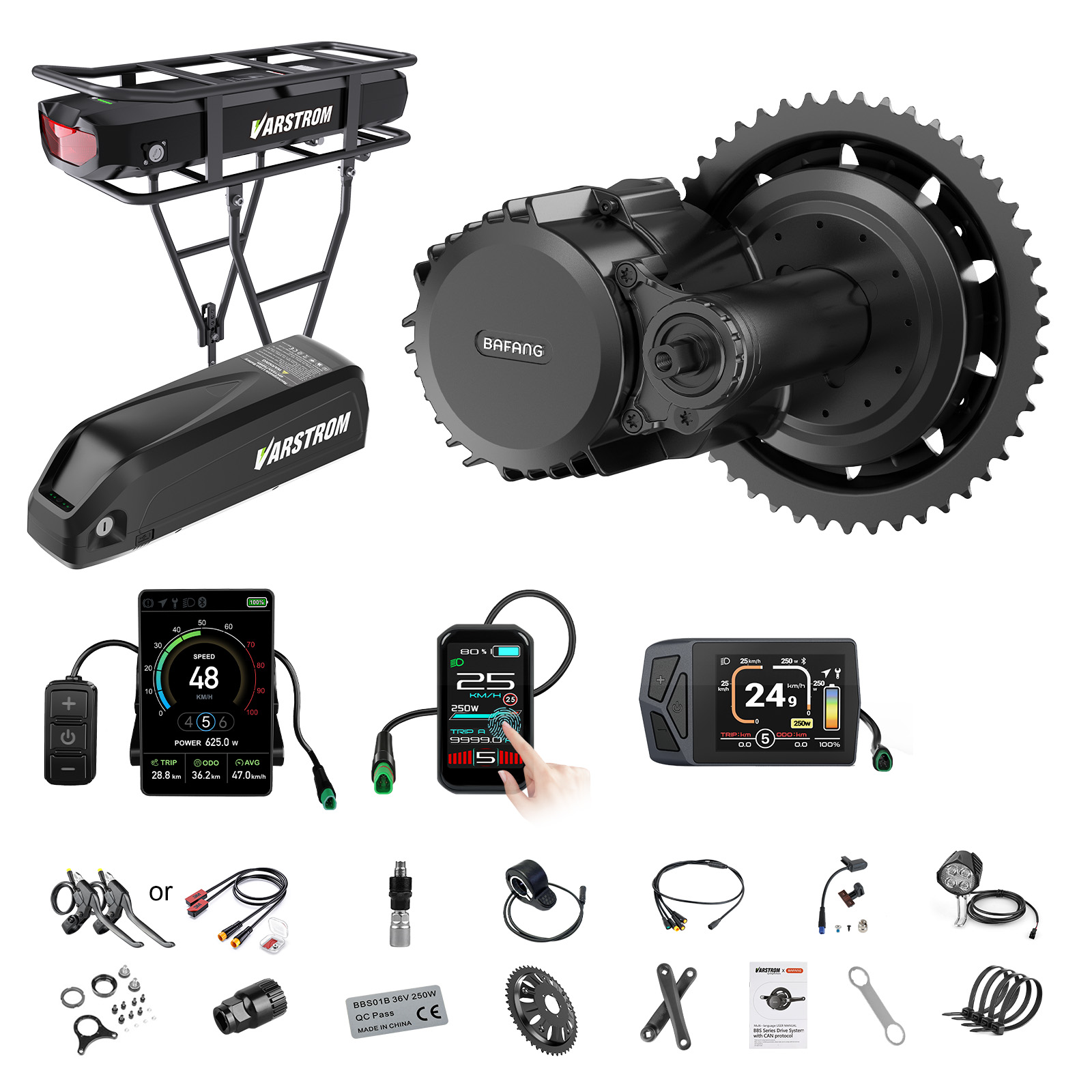 [US-Versand] Bafang Motor 750W – Bafang Bbs02B 48V 750W Mid Drive Kit Bewertung und Preis