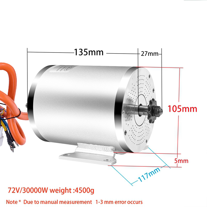 3000W 72V Motor-Umrüstsatz Ele – Ebike Conversion Kit 72V 3000W Bewertung und Preis