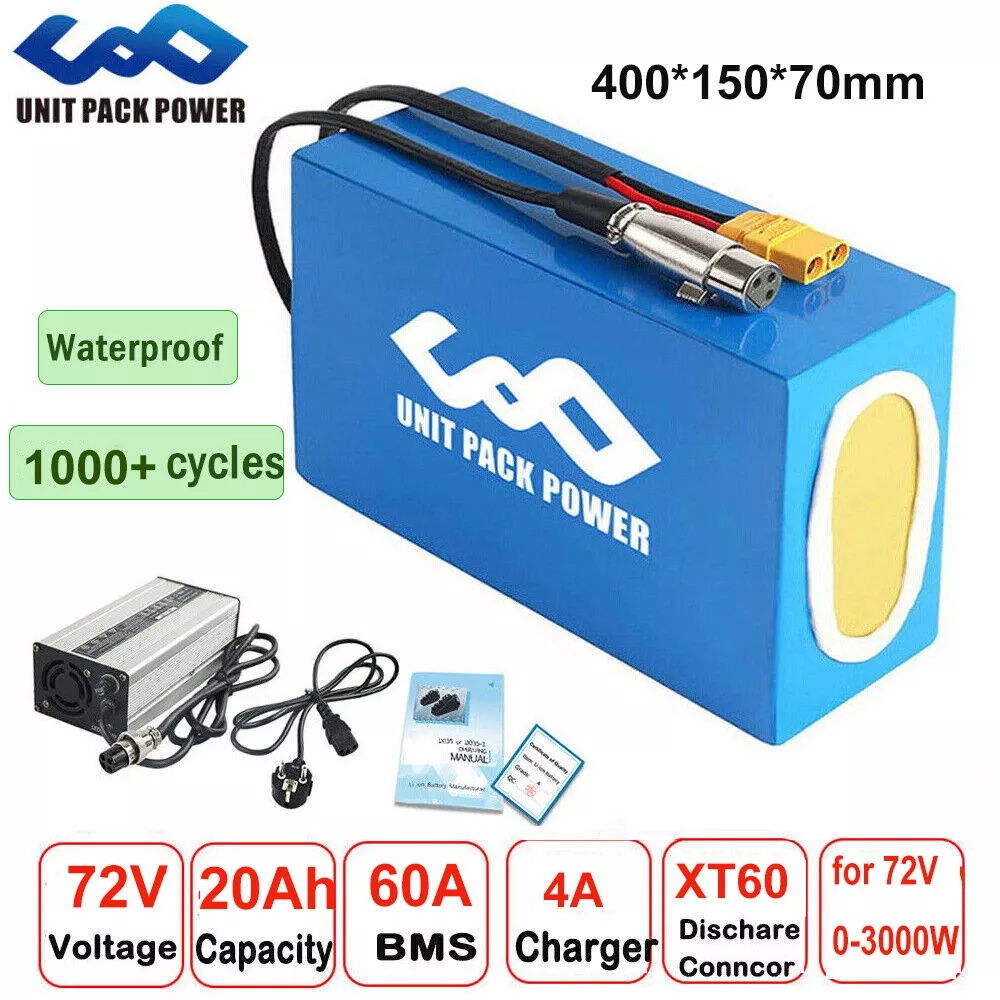 72V 40AH E-Bike Akku-Pack 2170 – Electric Bicycle Battery 72V 30Ah Bewertung und Preis